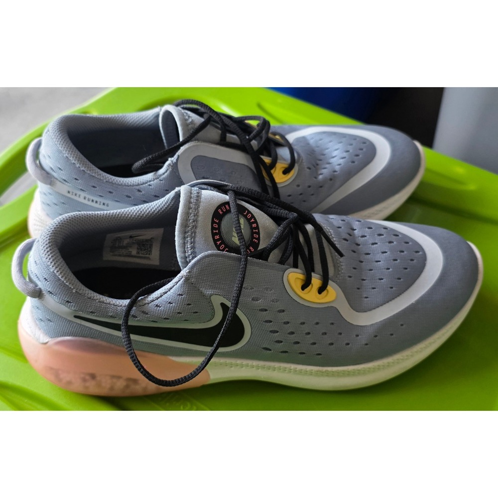 Nike Joyride Run Flyknit Wolf Grey Black Sunset Pulse CD4365-402 Womens 10.5